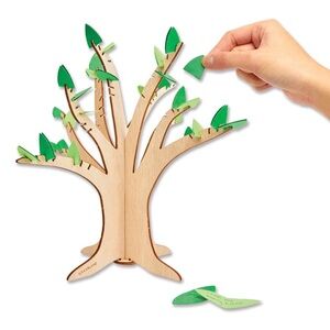 782 Kikkerland Gratitude Tree with Green and Brown Accents